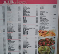 Hotel Rahmat menu 4
