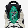 jordan retro 6 g nrg x eastside golf white/black/metallic gold/malachite