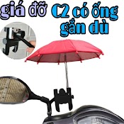 Giá Đỡ Điện Thoại C2 Có Ống Gắn Dù