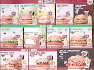 Burger King menu 1