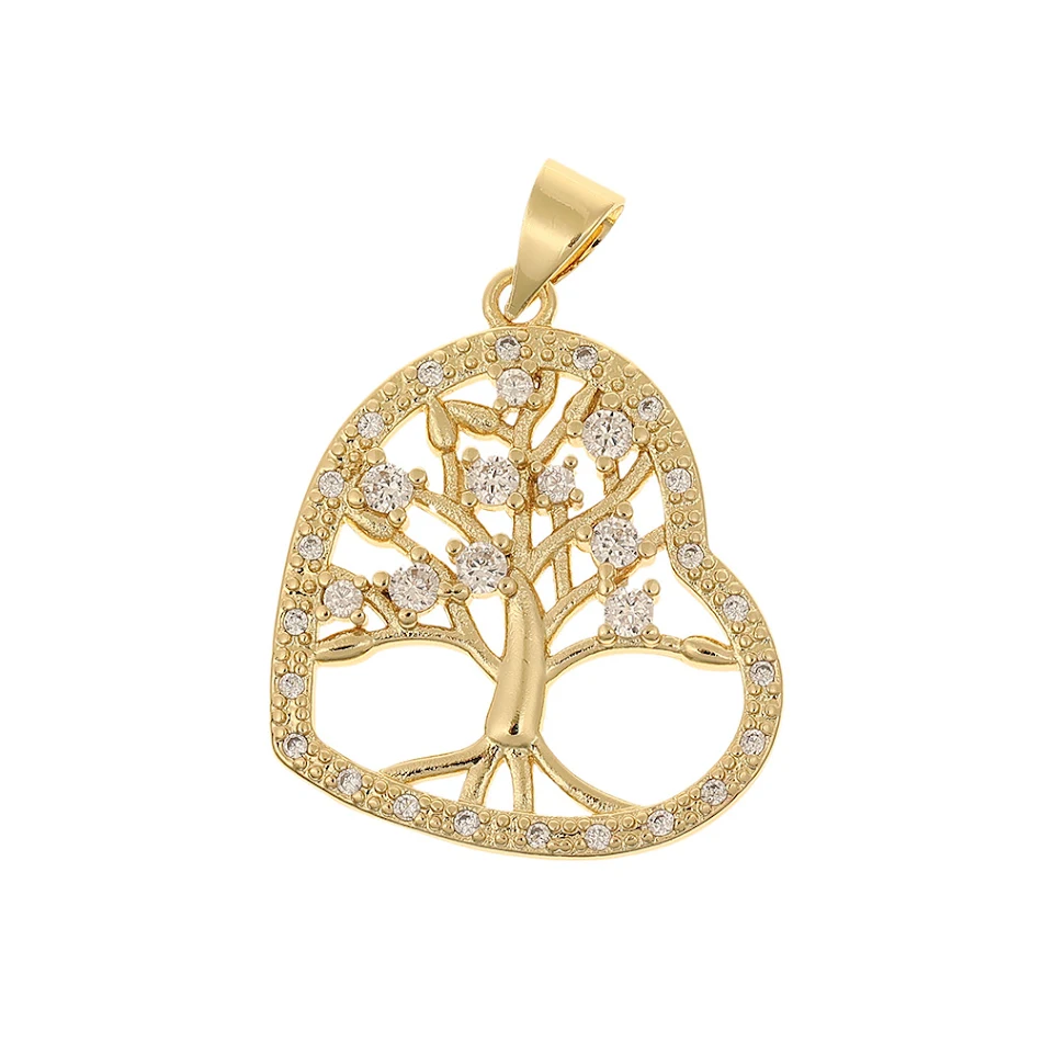 Colorful Zircon Light Luxury Tree Of Life Pendant a stunning piece of jewelry that adds elegance, symbolizes growth, and