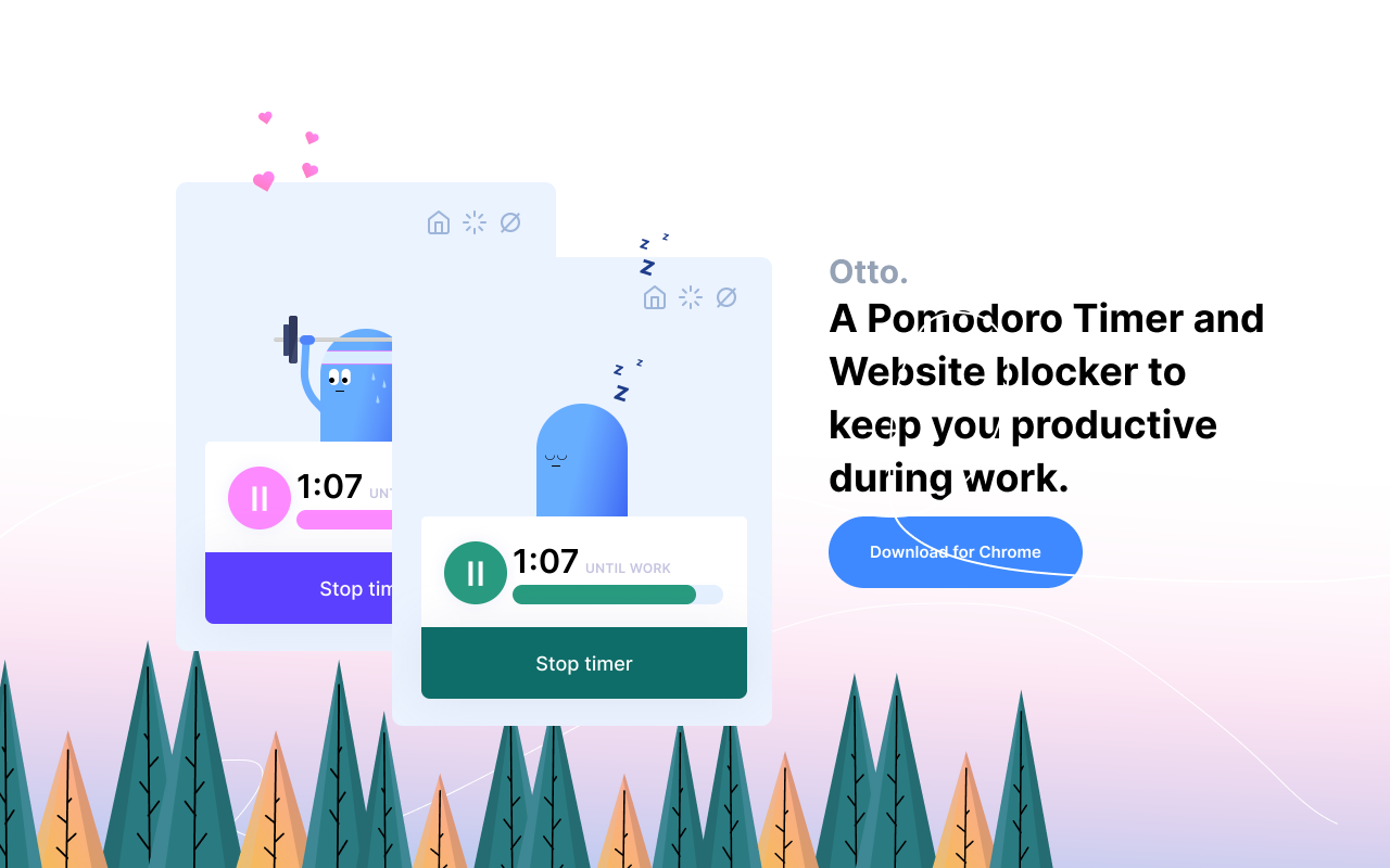 Otto – Pomodoro timer and website blocker Preview image 4