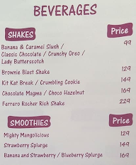 Bakefe Bakery menu 1