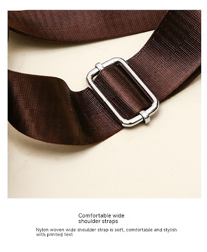 Title 22, Woven PU Shell Shoulder Messenger Bag, a stylis...