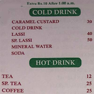 Cafe Yadgar menu 1