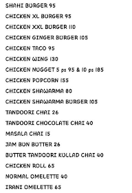 Mubeen Cafe & Kitchen menu 2