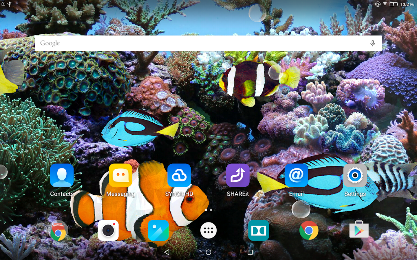 Coral Fish 3D Live Wallpaper Apl Android Di Google Play