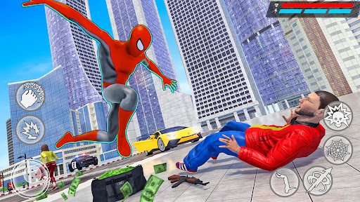 Spider Rope Hero: Superhero Gangster Fighting