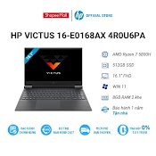 [Mã Elhp12 Giảm Đến 2Tr2] Laptop Hp Victus 16 - E0168Ax 4R0U6Pa |R7 - 5800H | 8Gb | 512Gb | Geforce Rtx 3050Ti 4Gb