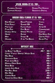 Smokshh The Lounge menu 6