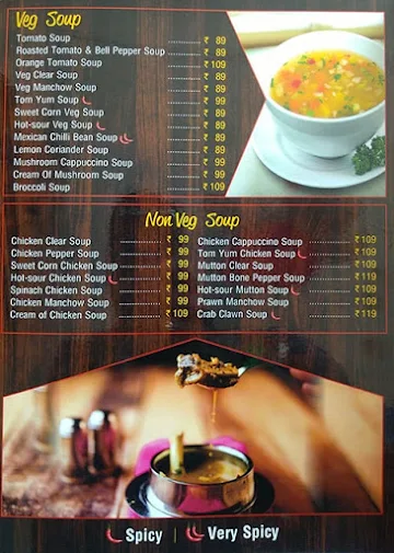 Spicy Eats menu 