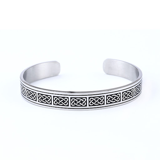 Title 7, Personalized Viking Series Stainless Steel Brac...