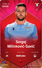 Sergej Milinković-Savić 2020-21 • Rare 85/100