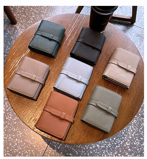 Title 3, Womens First Layer Cowhide Wallet Short, compa...