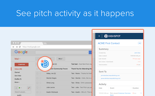 Highspot for Gmail