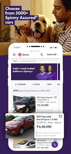 Screenshot Spinny - Buy & Sell Used Cars