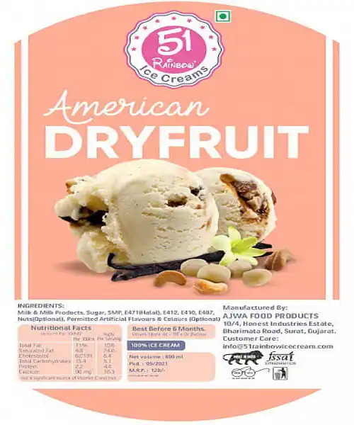 American Dry Fruits Premium Ice Cream