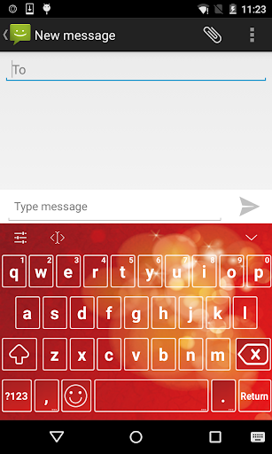 Emoji Keyboard - Christmas Red