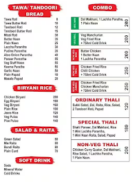 The Shandar Restaurant menu 3