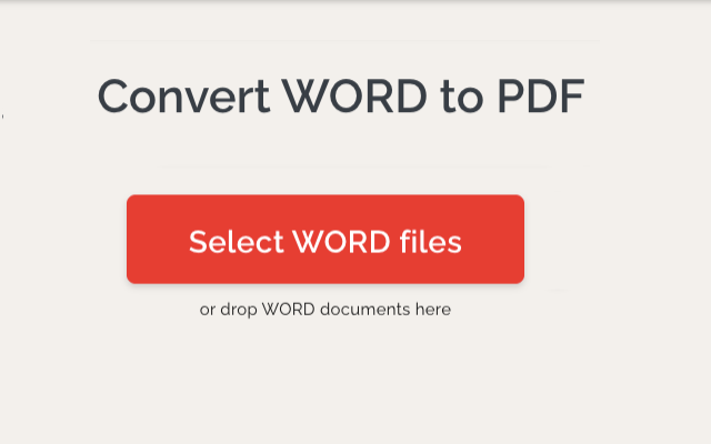 Word to PDF Converter Tool Preview image 2