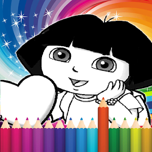 Coloring Game For Dora - Draw  Icon