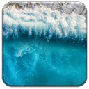 Blue Beach Waves Chrome extension download