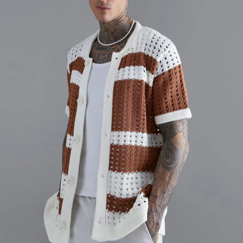 Camiseta Casual para Hombre de Color Sólido Ajuste Slim Fit, Perfecta para un Look Moderno y Confortable en Cualquier Ocasión.