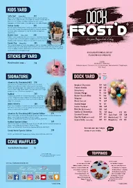 Dock Frost'd menu 1