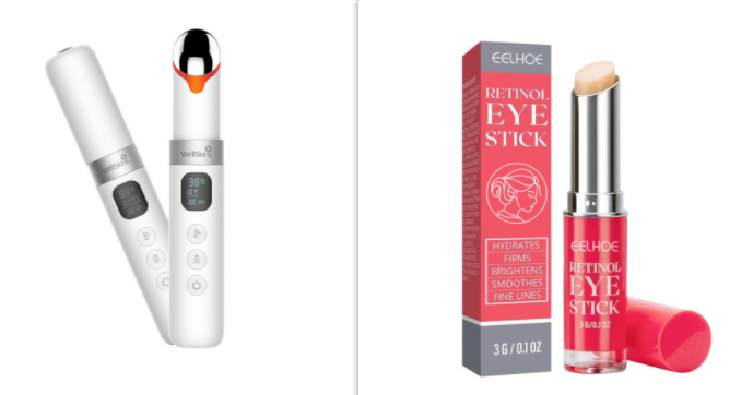Aparelho de Massagem Ocular IPL Set Cuide dos seus olhos Reduz rugas, olheiras e bolsas debaixo dos olhos Massagem relaxante com tecnologia IPL.
