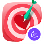 Cover Image of Download Valentine red heart theme 803.0.1001 APK