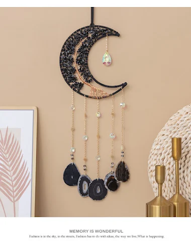 Tree Of Life Pendant Wall Moon, Spi - 0