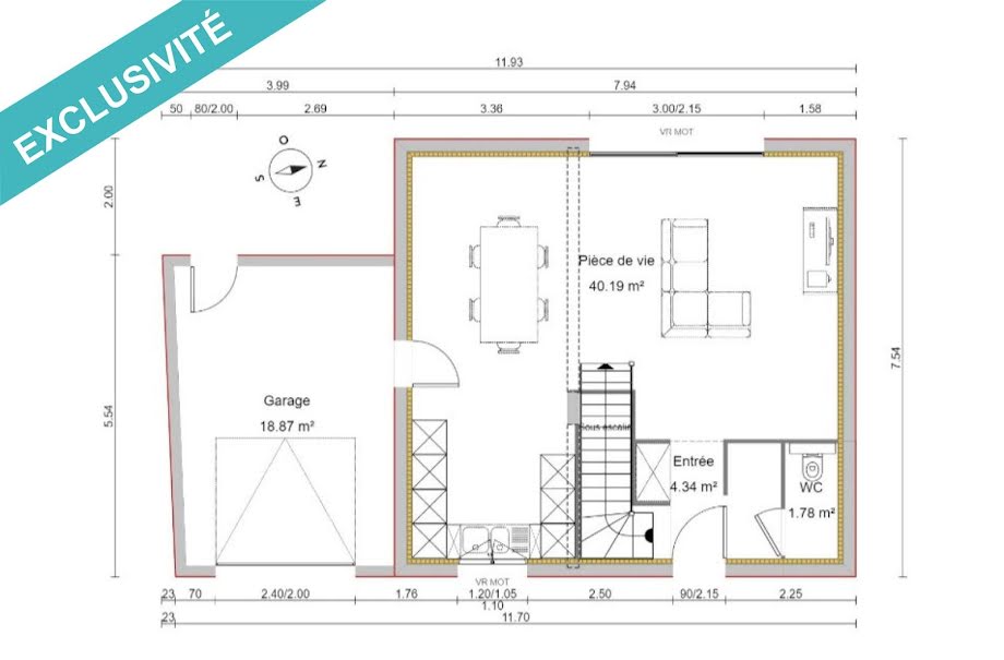 Vente terrain  221 m² à Chabeuil (26120), 78 000 €