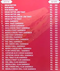 Prem Sandwich Stall menu 1