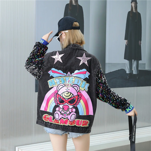 Title 1, Vintage Fashion Washable Denim Coat Woman, time...