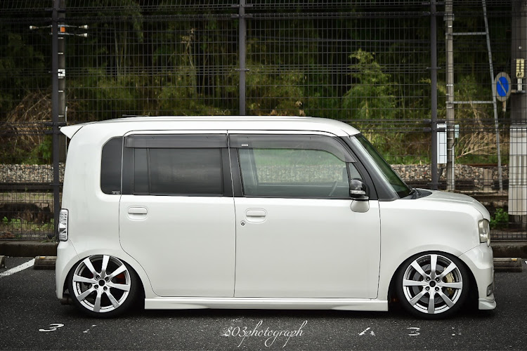 ミラココアの車検プロニスト・シャコタン商会・ミーティング参加・今日は天気良すぎてに関するカスタム事例の投稿画像4枚目