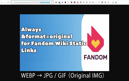 Wikia Original Image Redirect screenshot 1