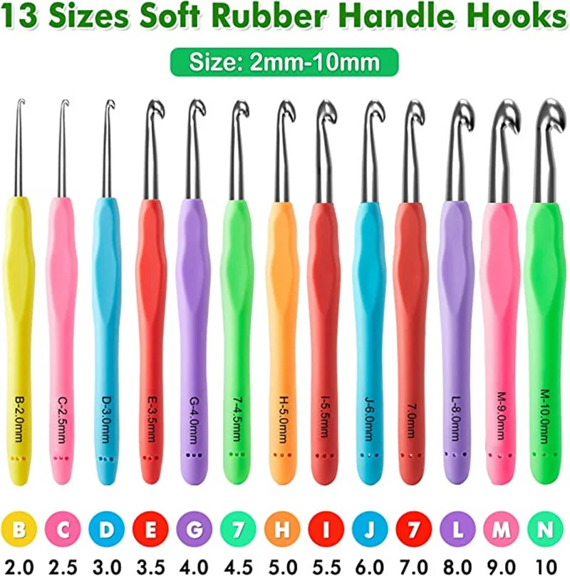 Title 5, New Wool Crochet Tool Set makes beautiful, dura...