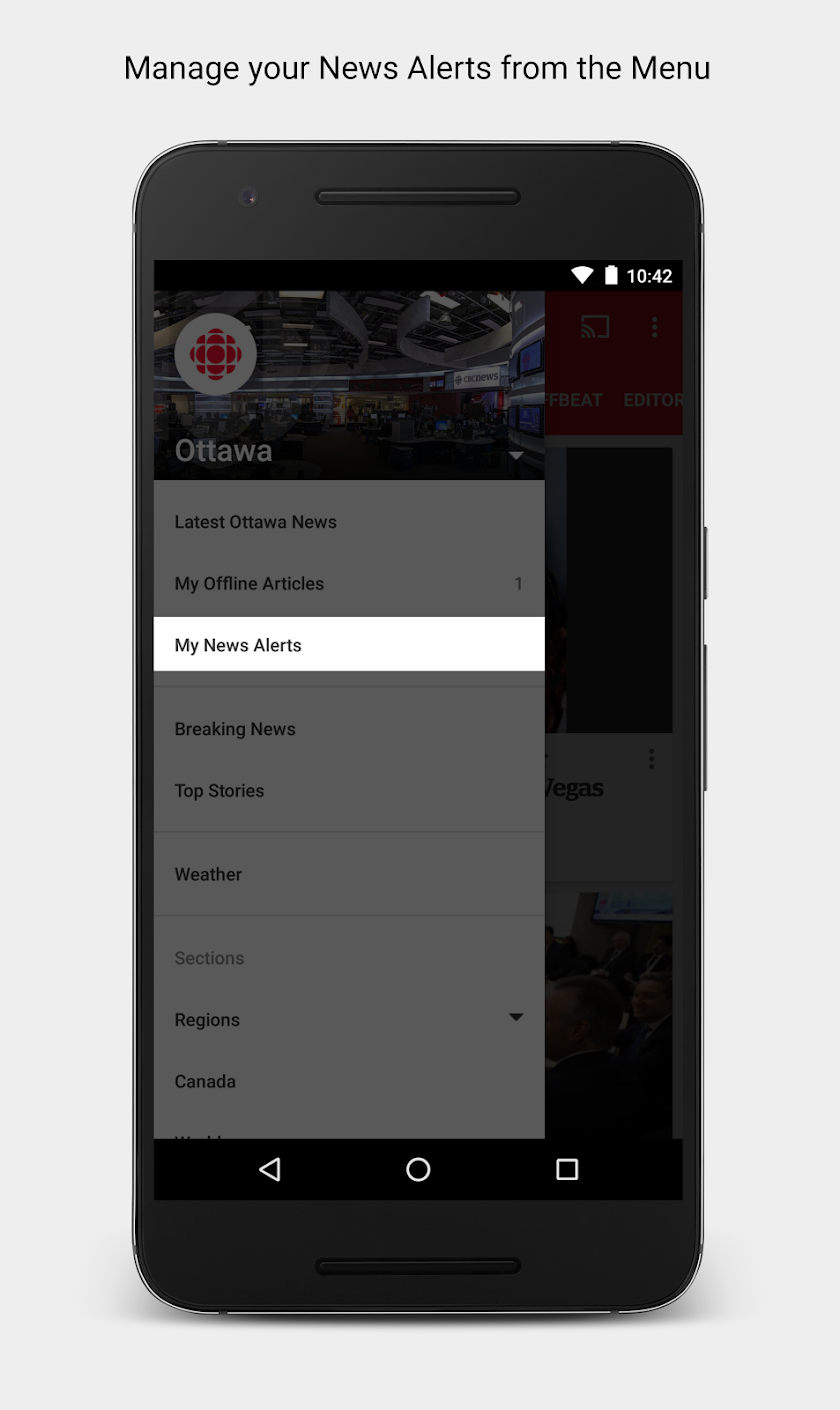 CBC News Screen 3