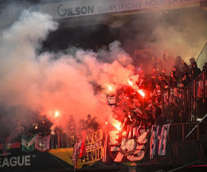 Terwijl Standard megastunt viert... bestormen Sevilla-supporters het veld op Sclessin