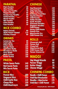 Mamma's Taste menu 3