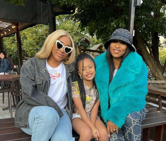 Nadia Nakai bonds with Kairo and DJ Zinhle.