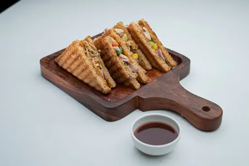 Chicken Seekh Kebab Grilled Sandwich