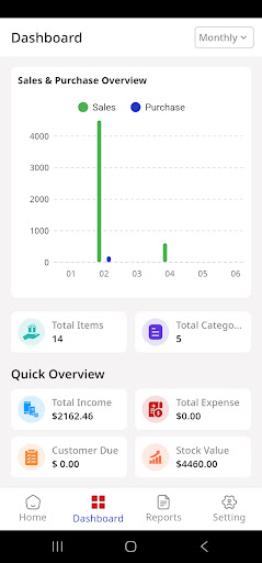 Screenshot Zarathx POS