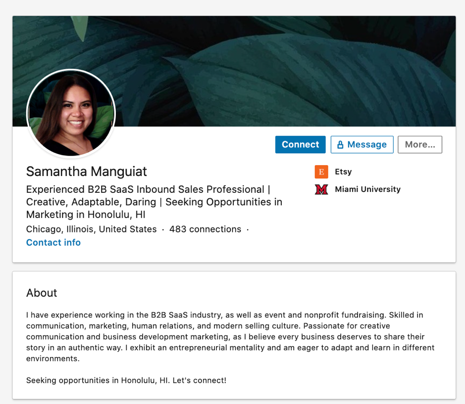 10 Stunningly Good Graduate Student LinkedIn Summary Examples