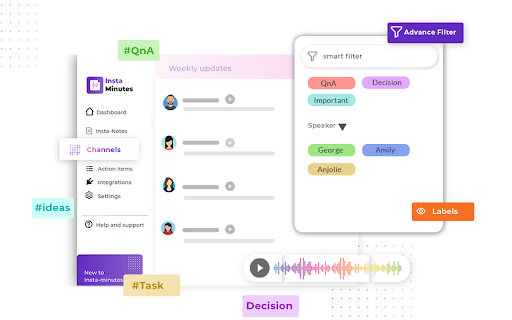 Instaminutes - #1st Meeting Intelligence tool