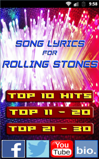 Songs for THE ROLLING STONES