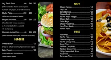 Food Studio menu 