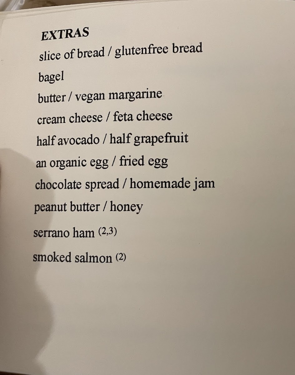 Ooh Baby I like it raw gluten-free menu