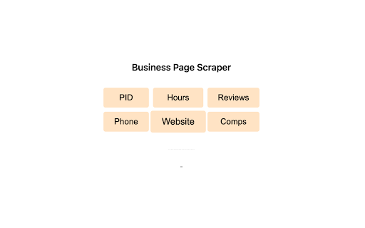 Business Page Scraper