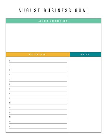 Linear Document - Business Plan template